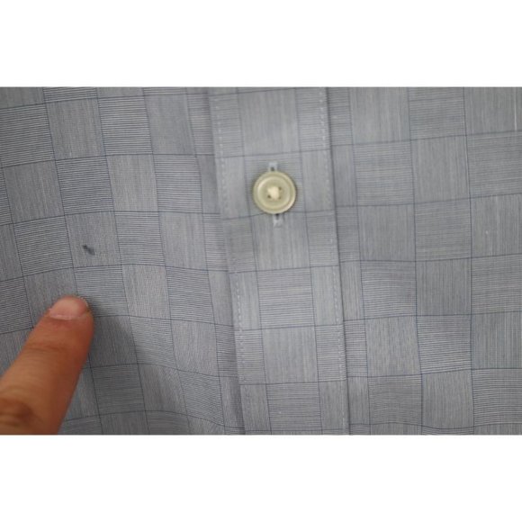 NWT Banana republic shirt Mens small non iron long sleeve button up plaid cotton - Picture 3 of 13